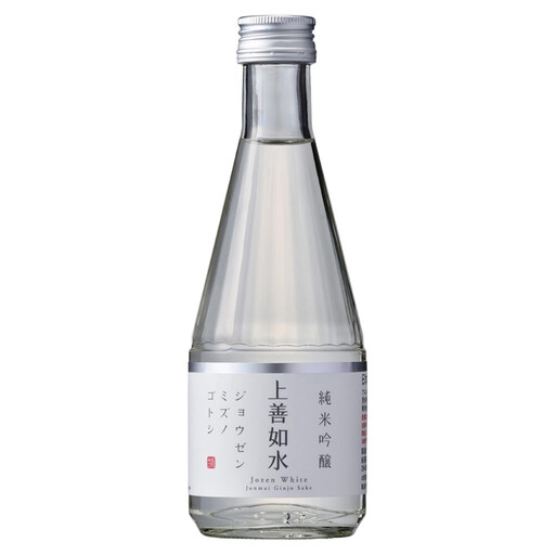 Bottle of Shirataki Brewery Jozen Josui Junmai Ginjo 300ml