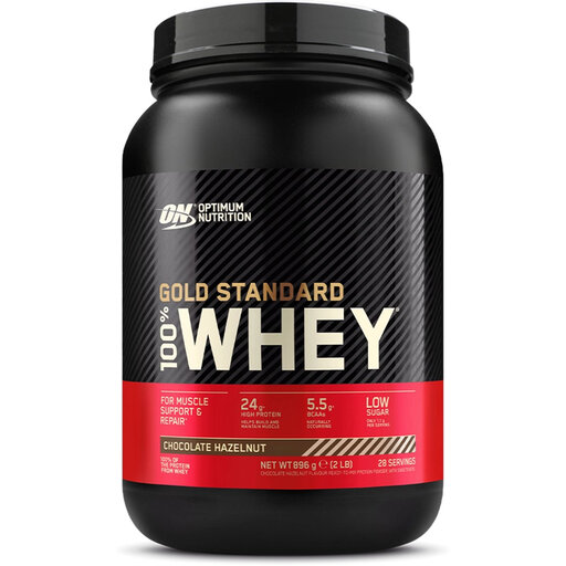 Optimum Nutrition Gold Standard 100% Whey Protein Powder Chocolate Hazelnut