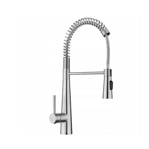 Cecipa Brushed Stainless Steel High-Pressure Spring Kitchen Faucet