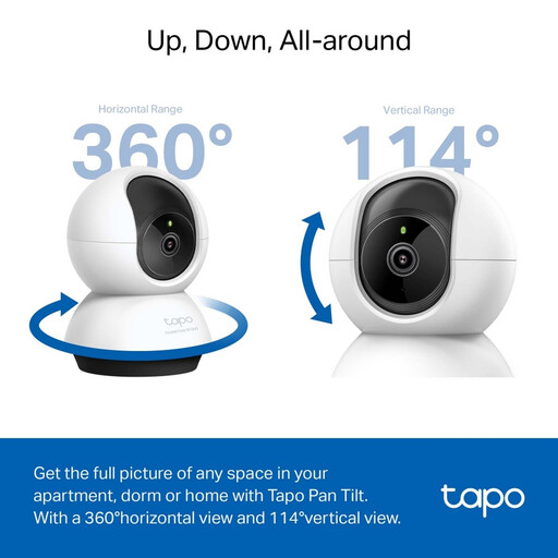 Tapo C220 2K QHD Pan/Tilt AI Home Security Camera