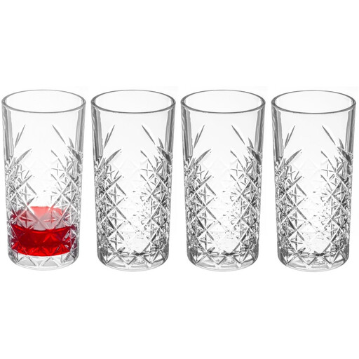 Secret de Gourmet Tall Glass Tumbler im 4er-Set