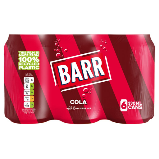 Barr Cola 6 × 330 ml cans