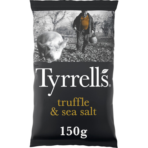 Tyrrells Potato Chips Black Truffle & Sea Salt