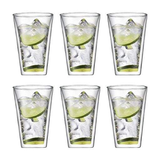Bodum Canteen - 6 Glasses 0.4L - Double Wall - Large