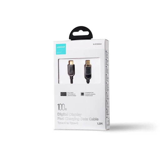 JOYROOM A4 Black USB-C / USB-C Cable 100W 1.2m with Display