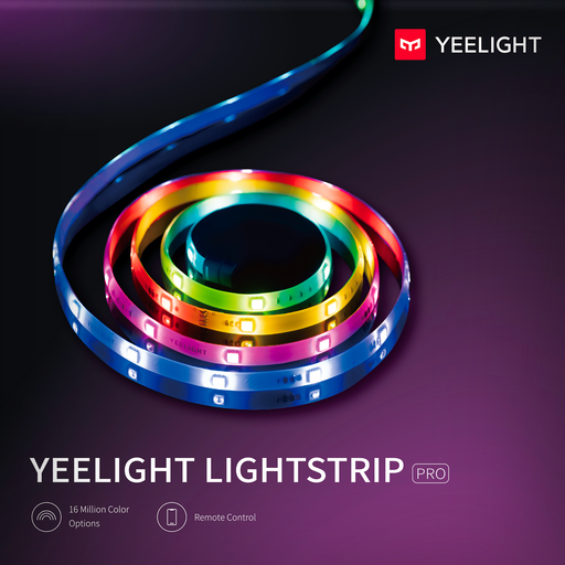 Yeelight Smart LED Lightstrip Pro – RGBIC Smart LED Ambient & Mood Lighting Strip
