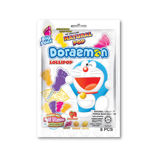 Big Foot Doraemon Natural Lollipop