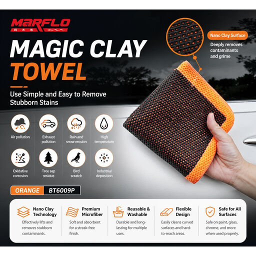 Professional decontamination towel