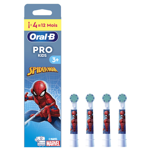 Oral-B Spider-Man Brush Heads x4