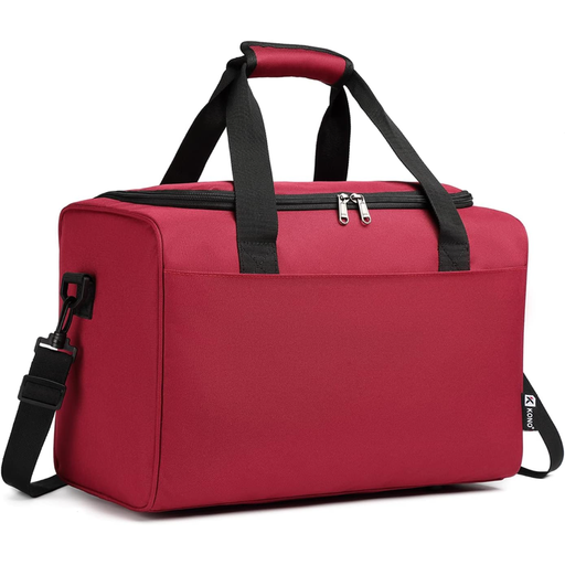 Kono Under-Seat Flight Bag 40x20x25cm in Burgundy