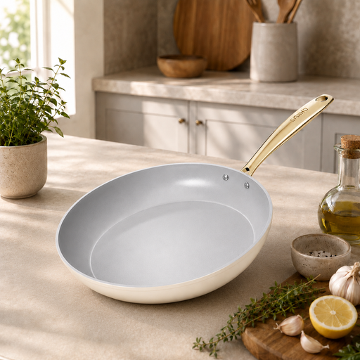 Sanho 20cm Non Stick Frying Pan, Diamond-Titanium Ceramic, PFAS Free
