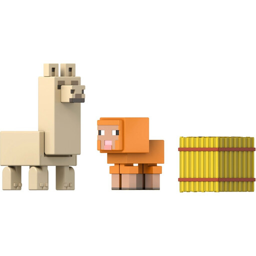 Minecraft Biome Builds Baby Animal Pack Action Figures - Llama & Sheep, JCN33