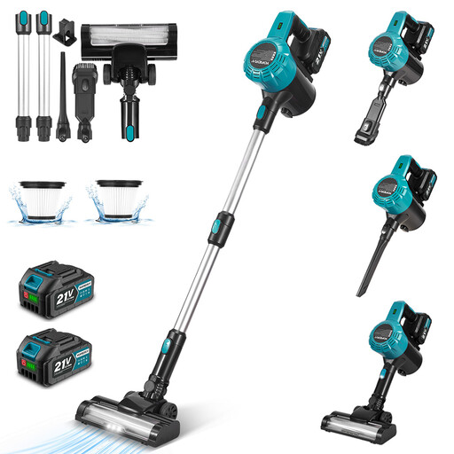 4-in-1 cordless handheld and stick vacuum cleaner