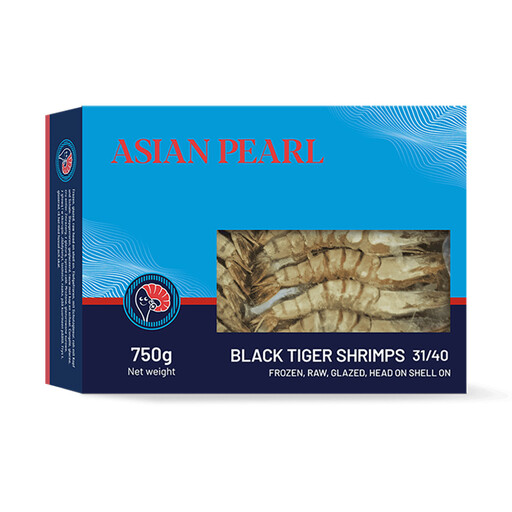 Mooijer Black Tiger Shrimp 31/40 - 1 kg