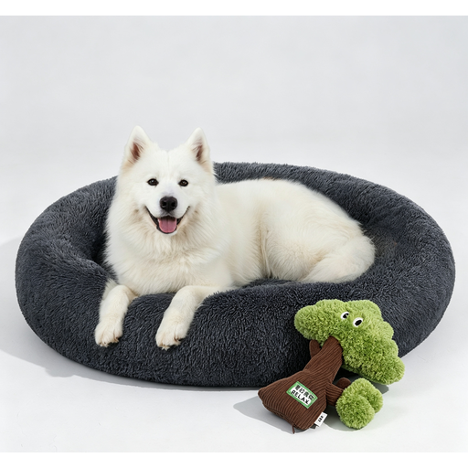 JOYFURNOS panier de cage moelleux et apaisant pour chien, taille moyenne
