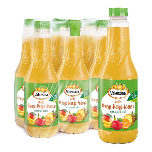 Valensina Orange-Mango-Pineapple 6*1 L