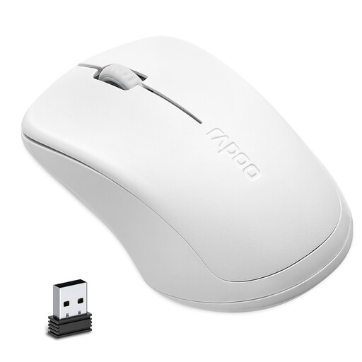 RAPOO 1680 Silent Wireless Mouse in Weiß
