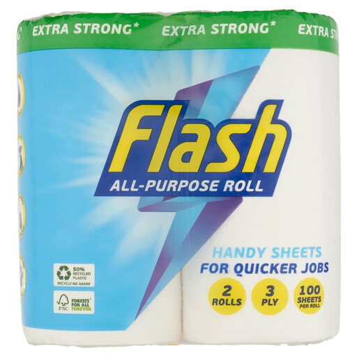 Flash All-Purpose Towel, 3-Ply