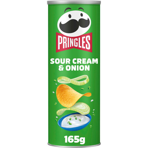 Pringles Sour Cream & Onion - 165 g