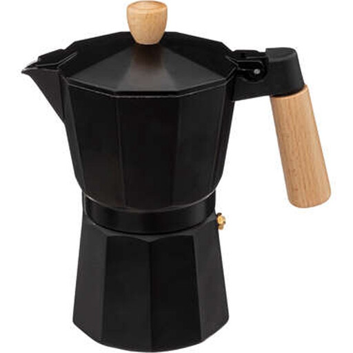 Secret de Gourmet Aluminium Moka Pot - Black