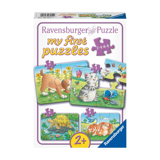 Ravensburger My First Puzzle Children's Puzzle, Cute Pets, Grey