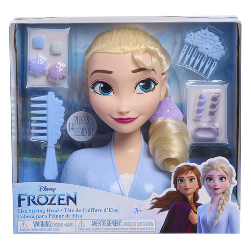 Disney Frozen 2 Elsa Styling Head with blonde hair