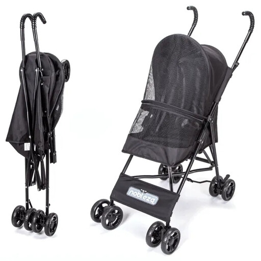 NOBLEZA Black pet stroller
