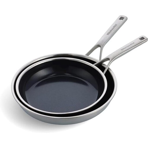 KitchenAid Multiply 2 件煎锅套装：24cm 煎锅和 28cm 煎锅