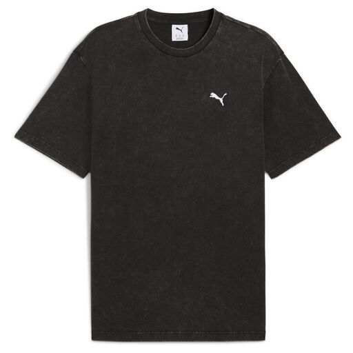 Puma ESS Elevated Male Relaxed Wash Tee - Puma Black