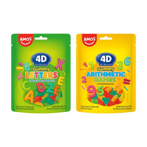 Amos 4D Gummy Arithmetic Games & Letters