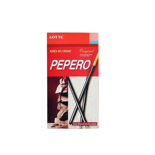LOTTE PEPERO Original Chocolate Biscuit Sticks 47 g