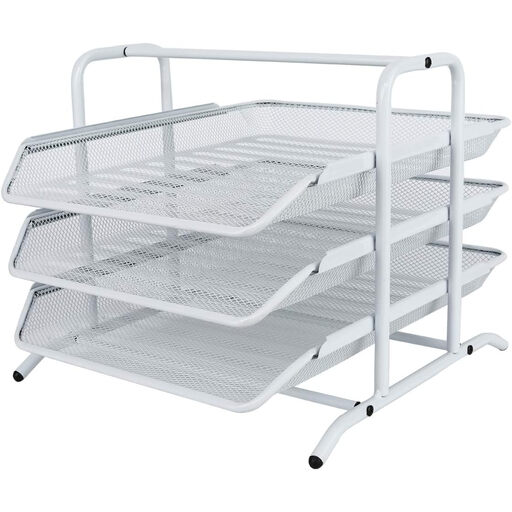 Senhoglb 3-Tier Sliding Tray Document Sorter