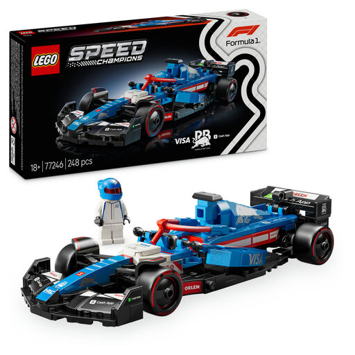 LEGO Speed Champions 77246 Visa Cash App RB VCARB 01 F1 Race Car