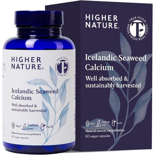 Higher Nature Icelandic Seaweed Calcium Bone Support Capsules