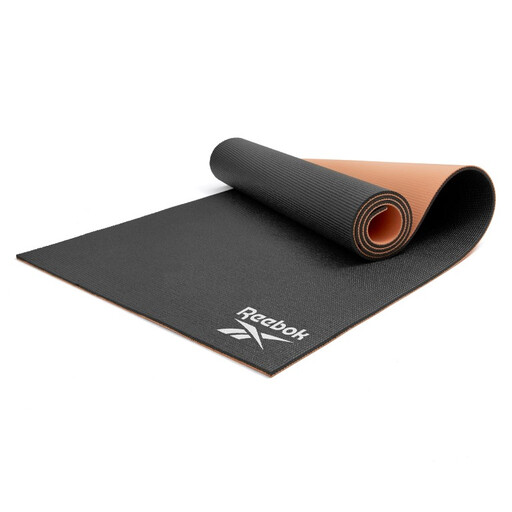Reebok double-sided yoga mat, black/desert dust