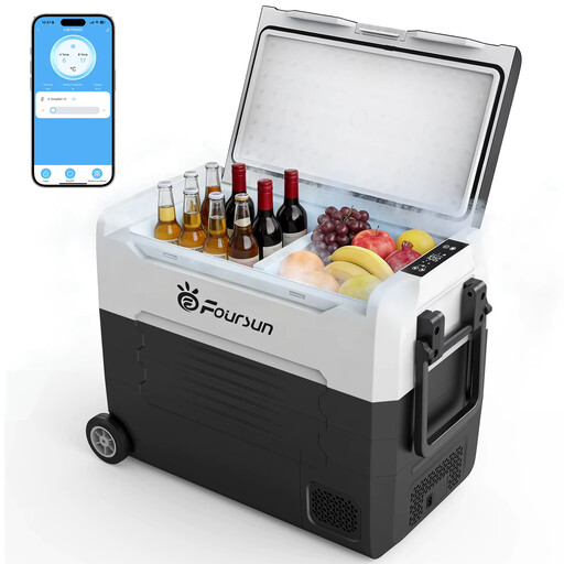 55L Car Fridge Freezer with Bluetooth
