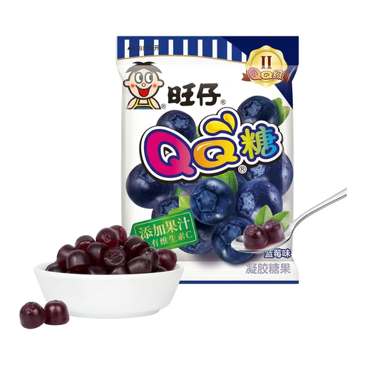 WANT WANT QQ Gummy Candy Blueberry Flavour 70g