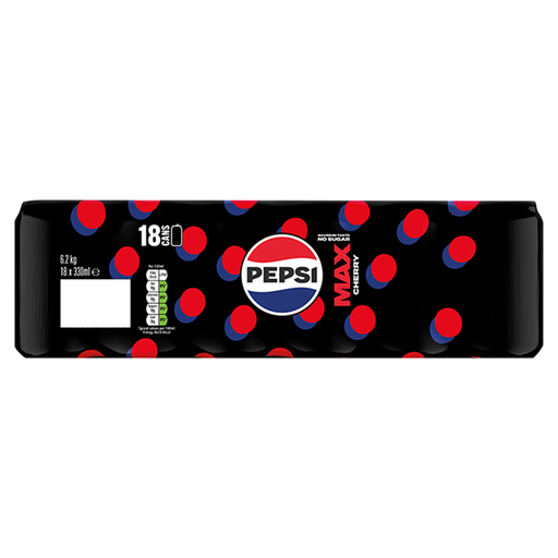 Pepsi Max Cherry 18 × 330ml cans