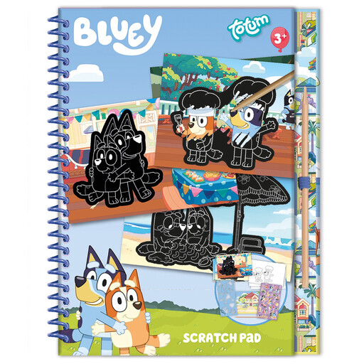Totum Bluey Scratchbook Activity Set