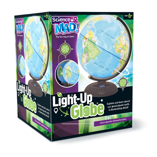 Science Mad 20cm Light Up Globe