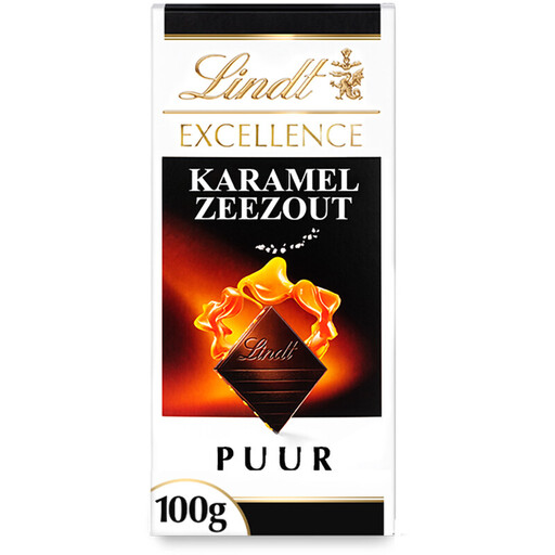 Lindt Excellence Dark Caramel & Sea Salt - 100 g