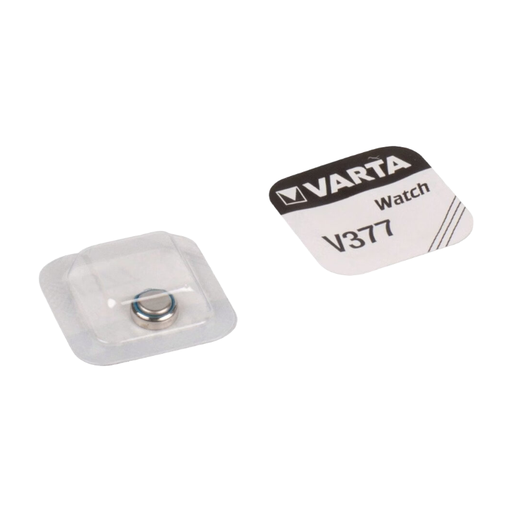 VARTA Batterie Silver Oxide, Knopfzelle, 377, SR66, 1.55V Electronics, Retail Blister (1-Pack)
