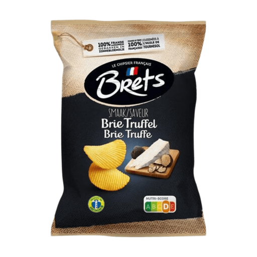 125 g packet of BRETS brie and truffle-flavour crisps