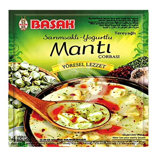 Basak Manti Soup with Garlic Yoghurt