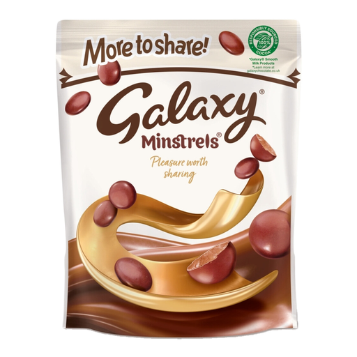 Galaxy Sweets Minstrels Chocolate Bitesize Sharing Pouch