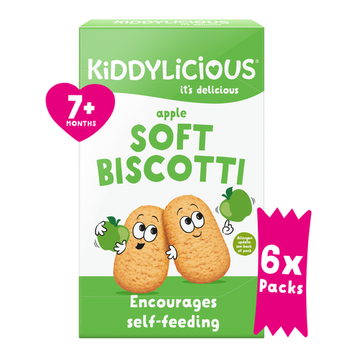 Kiddylicious Apple Soft Biscotti 7+ Months