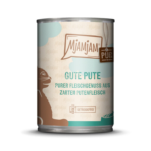 MJAMJAM Pure Meat P?té for Cats with Turkey