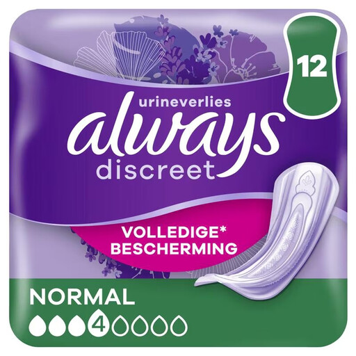 Always Discreet Normal Pads – 1 paquet de 12