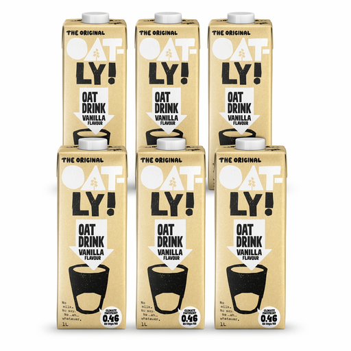 Oatly Vanilla Long Life Oat Drink, 1 Litre