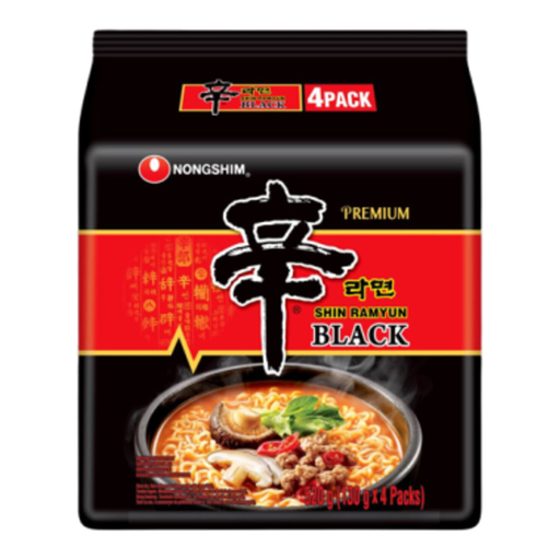 NongShim Shin Ramyun Black Multi 130g x 4
